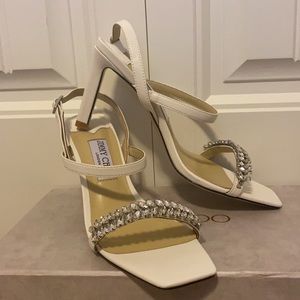 Jimmy Choo Meira 85 BRAND NEW Sz 38 color Latte